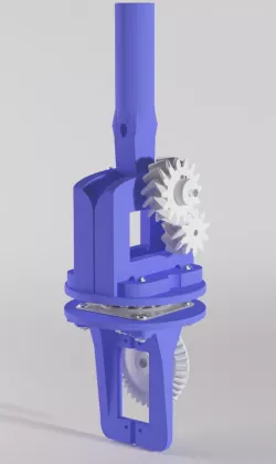 Servo driven pan and tilt