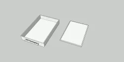 Simple stackable DIP package draw