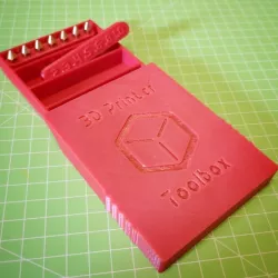 Small Toolbox for 3D Printer Parts (Bolts, Nuts, Nozzles)