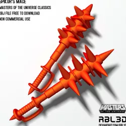 Spikor's Spiked Mace from Motu Classics weapon