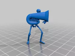 Spooky Scary Tuba Skeleton