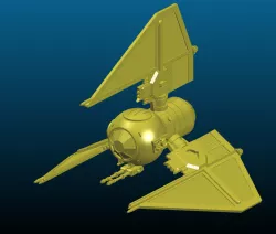 Star Wars - TIE Heavy tri-fighter / TIE Heavy Clutch MK2 - Ugly - Kitbash