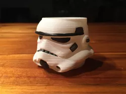 Stormtrooper egg cup stackable