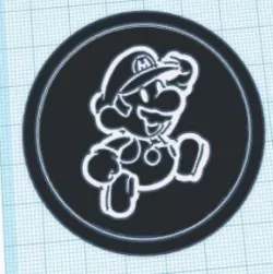 Super Mario Modular Logo Insert