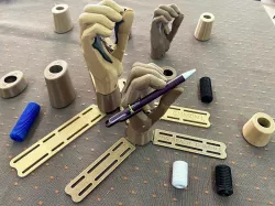 Thai Reach Charin Universal Prosthetic Socket for terminal devices like Gripper Thumb