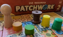 Thread Spool Pawn for Patchwork Board Game