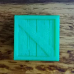Wooden Box Tabletop Scatter Terrain scaled for 28mm