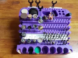 Workbench Dremel Bit Storage