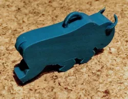Working Bison Whistle (REMIX - 6 legs and eyelet)