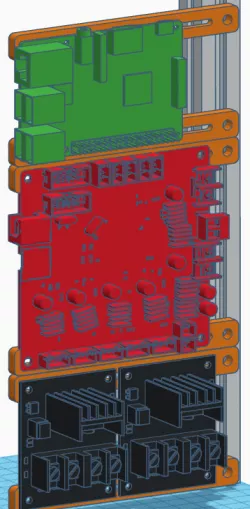 100mm, 120mm, 130mm M3 Rail with M5 Mounting Hole for 2020/2040 Extrusions