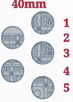 40mm bases "Walkway"