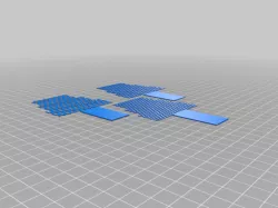 Airbrush stencil Hex for small models