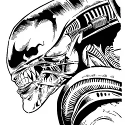  Alien stencil 2