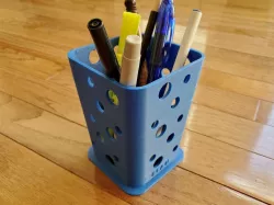 Bean: the stable 3D printed pencil holder