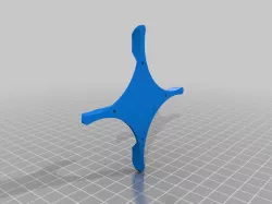 Beta95x v2 bottom plate with landing skids gear