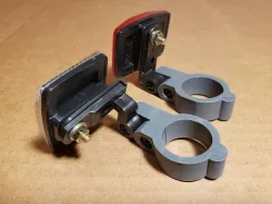 Bicycle Frame Reflector Clamp Mount