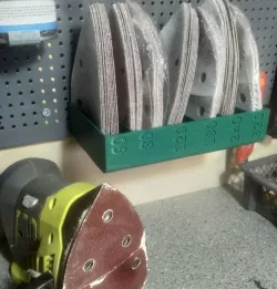 Biltema pegboard Ryobi sander pad holder