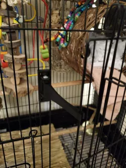 Birdcage Door "Ajar" Holder
