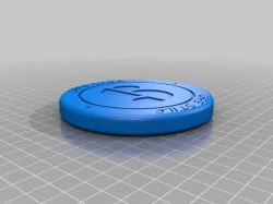 Blend-S anime logo coin