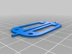 Box Lid Latch with Hole Template - Improved Latch