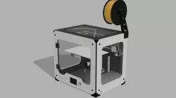 BQ Witbox 1 and 2 filament spool holder