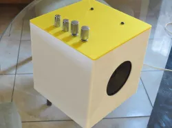 Caixa de som com impressão 3D