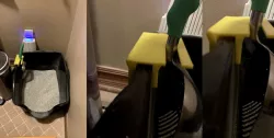 Cat Scoop Holder - Litter Box Mount