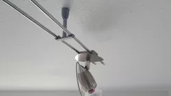 Ceiling lamp rail mount replacement