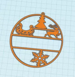 Customizable Christmas Ornament