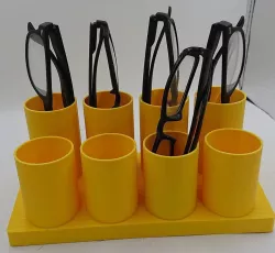 Desktop glasses holder