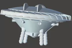 Devil Girl From Mars Spaceship