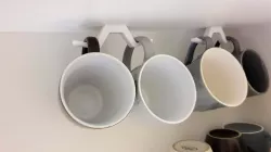 Double hook for cups or mugs