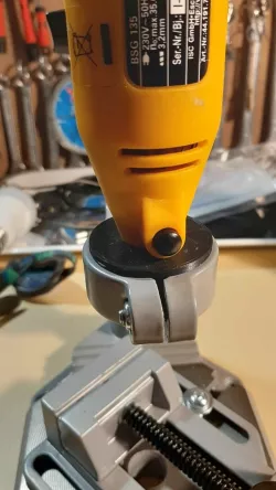 Drill press adapter from 43mm to Dremer clone 