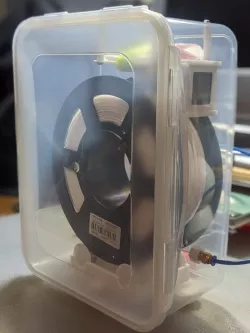 Dry Box for 3D printer filament using DAISO container