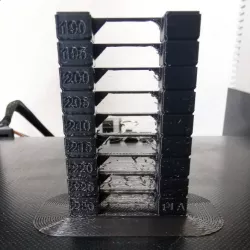Ender 3 PLA Temp Tower (BLTouch + Brim)