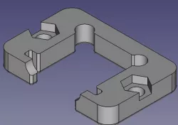 Ethernet panel socket holder plate