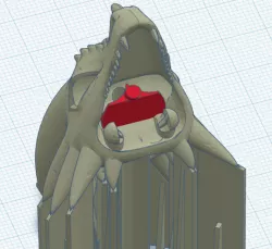 Eye socket with eye turner tool