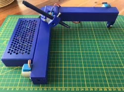 Foldable all-printed Penplotter/drawbot 