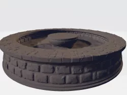 Fountain for 25mm based miniature