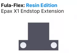 Fula-Flex: Resin Edition Epax X1 Endstop Extension