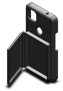 Google Pixel 4a Phone Case with Mask Holder