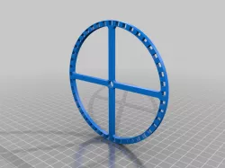 Hamster wheel (No supports, no gears)