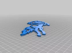 Horse Jumping 2D Wall Art