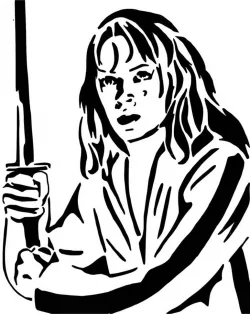 Kill Bill stencil