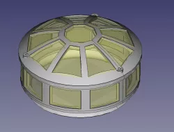 lamp shade ceiling fan lantern
