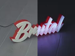 LED Marquee Brutal