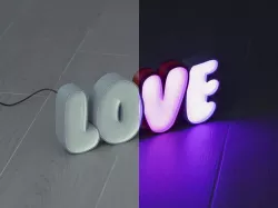 LED Marquee Love