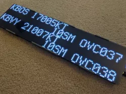 LED Matrix diffusion panel holder 