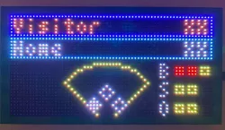 LED Matrix Frame for 32x64 P4 LED Panel (AdaBox 16)