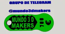 LLAVERO MUNDO3DMAKERS700